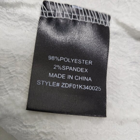 Nova Men T Shirt XXL Samuel Textured Boxy Short Sleeve White NWT - Picture 6 of 13